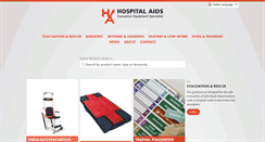 Desktop Screenshot of hospitalaids.co.uk